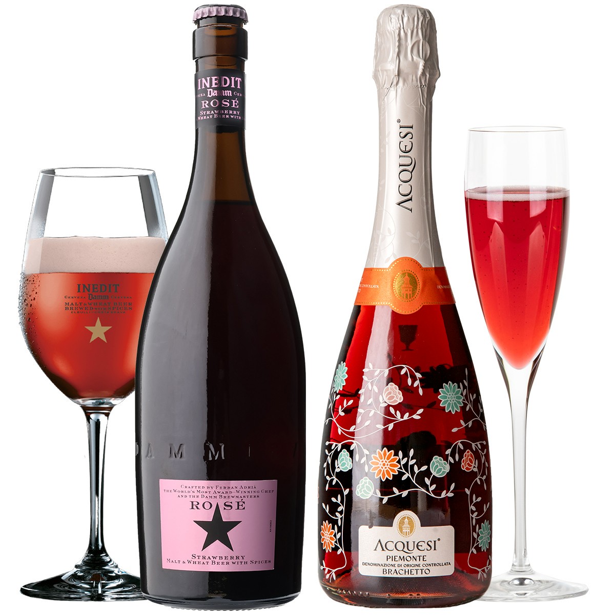 ワインセット 美食のための究極プレミアムビールとブラケット100%!珍しい赤の甘口スパークリング（t）長S 【送料無料】