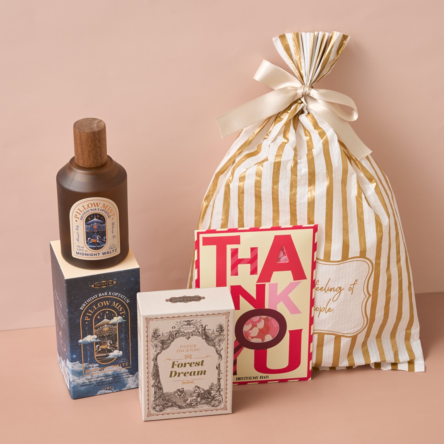 人気のOPTATUM ピローミストとペーパーインセンスの選べる3点セット