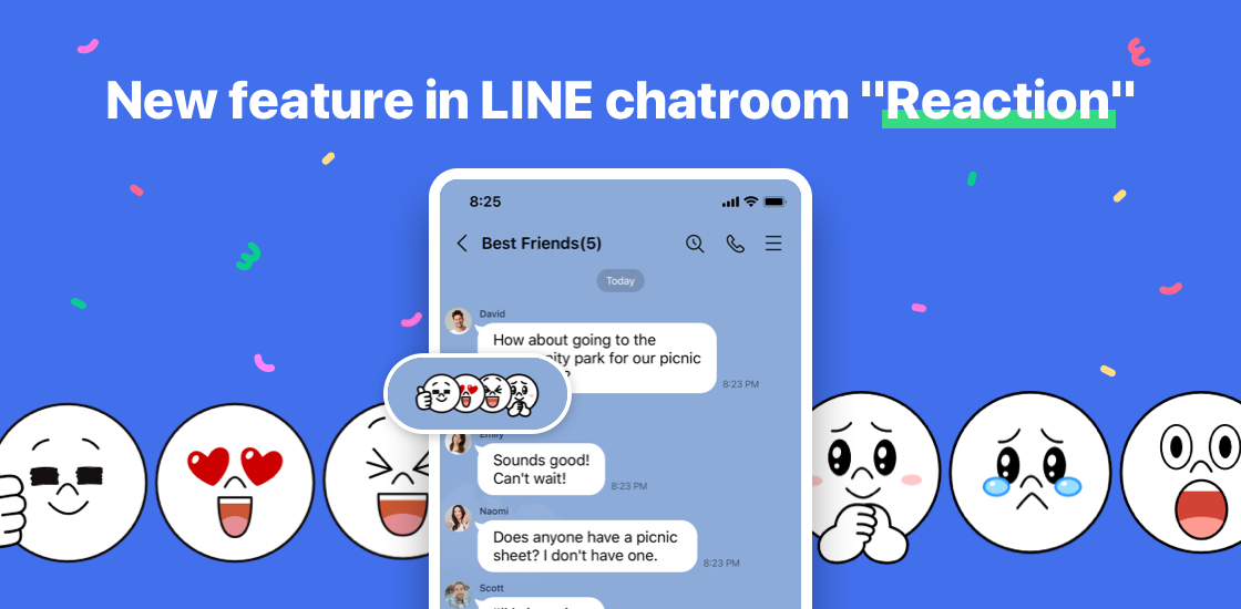 Line Launches Message Reaction Feature For Chatrooms | Line Corporation |  News