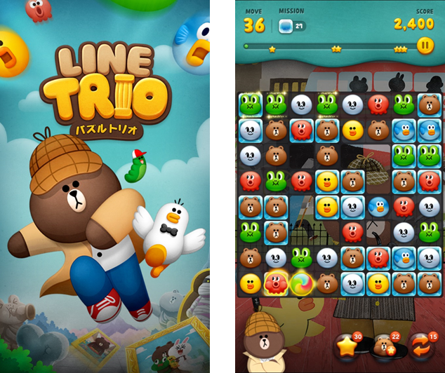 Line Game 事前登録者数11万人突破 アドベンチャー型パズルゲーム Line トリオ を公開 ニュース Line株式会社
